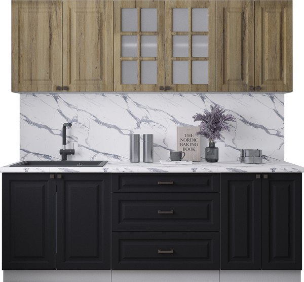 Кухонный гарнитур Интерлиния Мила Деко 2.2Б - фото