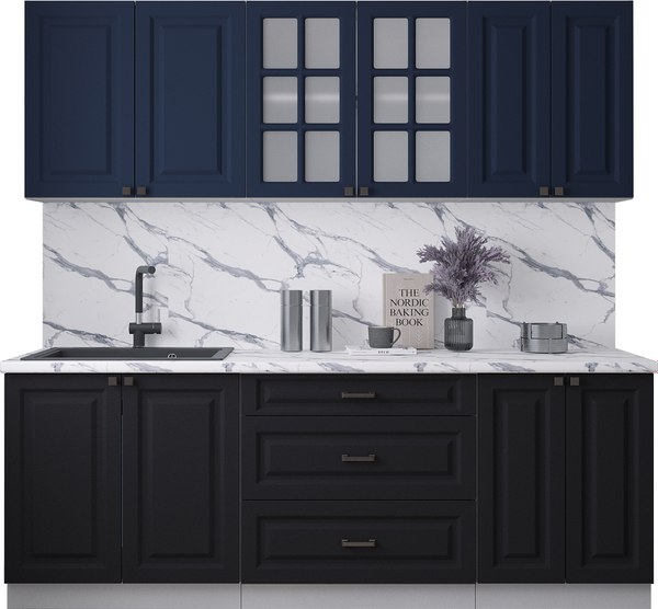 Кухонный гарнитур Интерлиния Мила Деко 2.2Б - фото