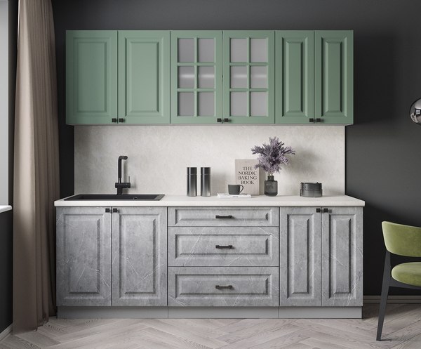 Кухонный гарнитур Интерлиния Мила Деко 2.2Б