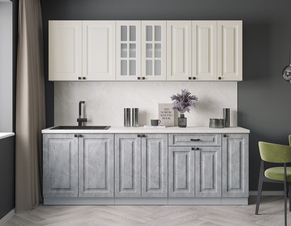 Кухонный гарнитур Интерлиния Мила Деко 2.3Б