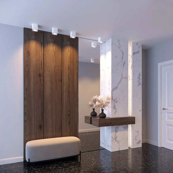 Точечный светильник Arlight SP-CUBUS-S100x100-8W Warm3000 WH 45deg / 036051