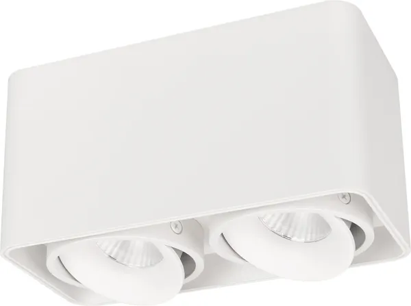 Точечный светильник Arlight SP-CUBUS-S195x100-2x8W Warm3000 WH 45deg / 036058 - фото