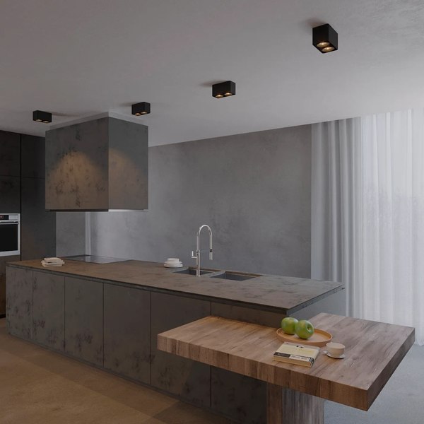 Точечный светильник Arlight SP-CUBUS-S195x100-2х8W Day4000 BK 45deg / 036056