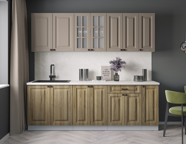 Кухонный гарнитур Интерлиния Мила Деко 2.3Б