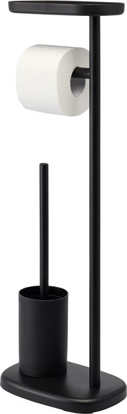 Стойка для туалетной бумаги с ершиком Bergenson Bjorn Slim / BB0000945