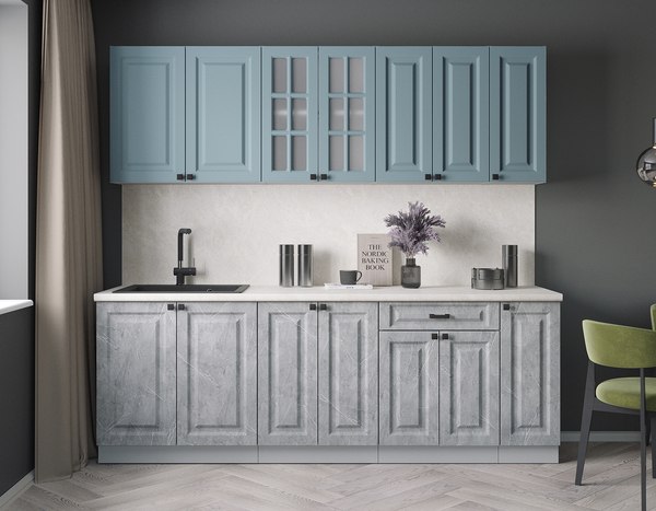 Кухонный гарнитур Интерлиния Мила Деко 2.3Б