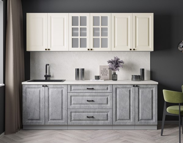 Кухонный гарнитур Интерлиния Мила Деко 2.4Б