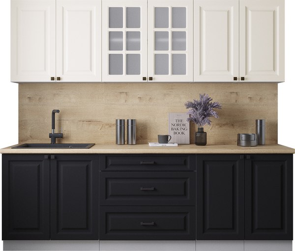 Кухонный гарнитур Интерлиния Мила Деко 2.4Б - фото