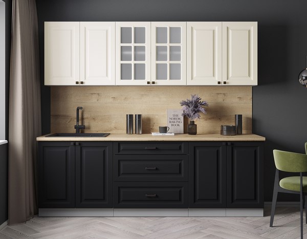 Кухонный гарнитур Интерлиния Мила Деко 2.4Б