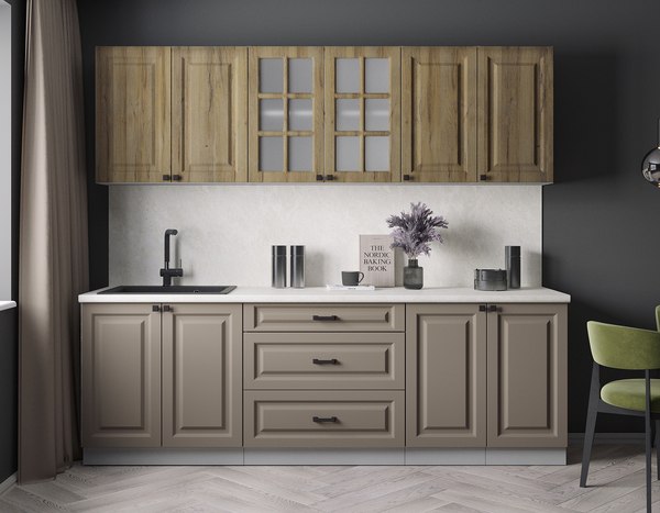 Кухонный гарнитур Интерлиния Мила Деко 2.4Б