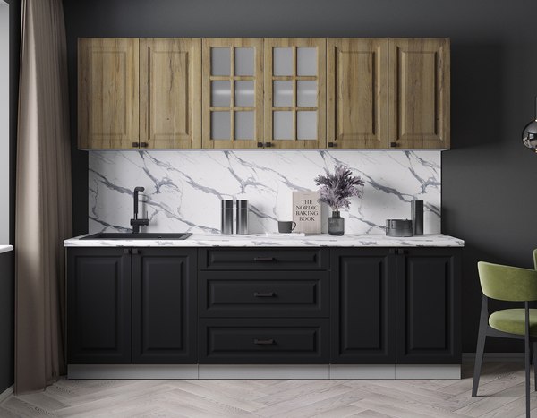 Кухонный гарнитур Интерлиния Мила Деко 2.4Б