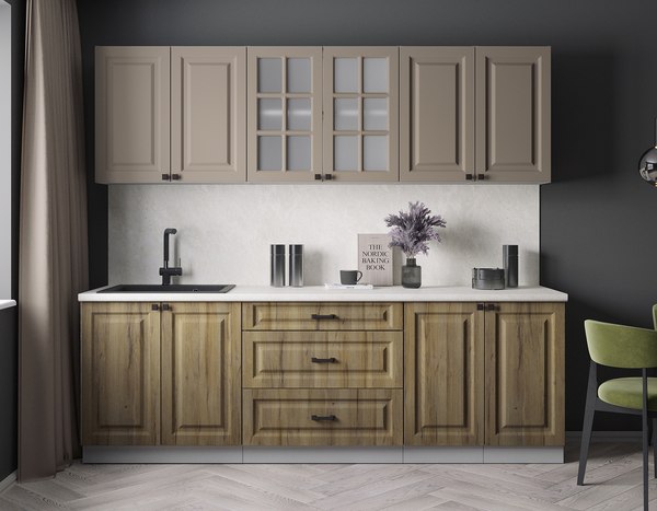 Кухонный гарнитур Интерлиния Мила Деко 2.4Б