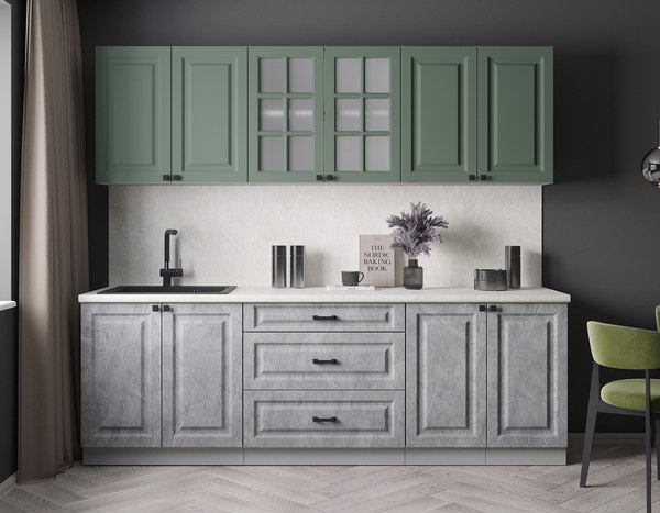 Кухонный гарнитур Интерлиния Мила Деко 2.4Б