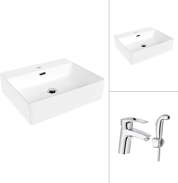 Умывальник со смесителем Lauter 21478 + Spray 21CK308C - фото