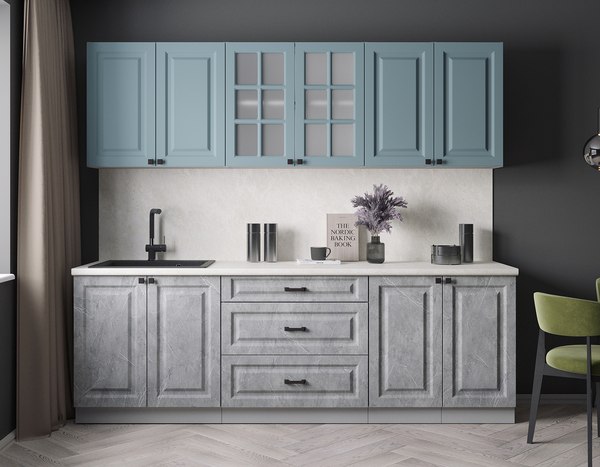 Кухонный гарнитур Интерлиния Мила Деко 2.4Б