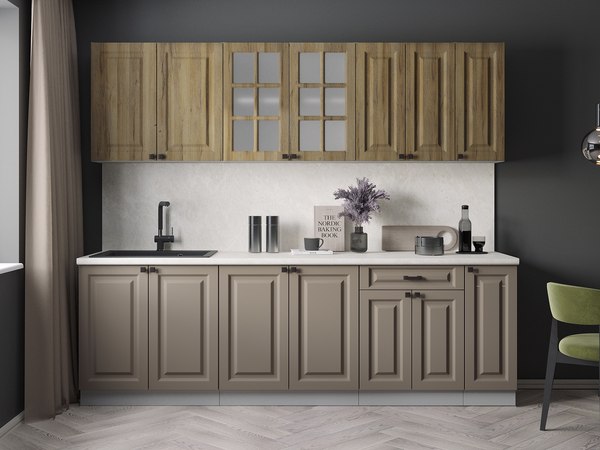 Кухонный гарнитур Интерлиния Мила Деко 2.5Б