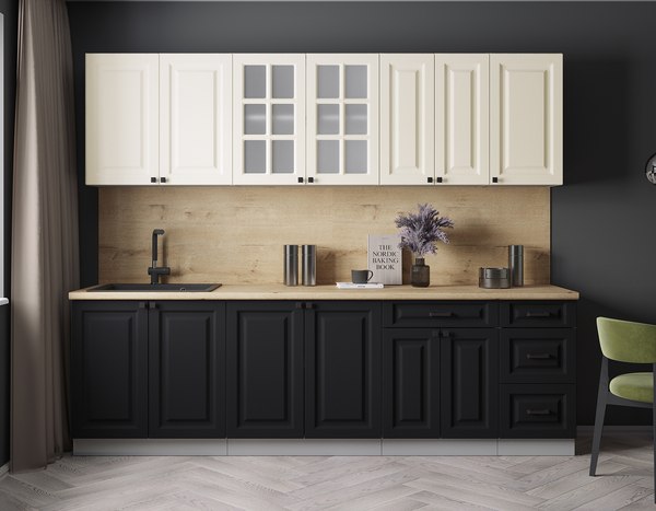 Кухонный гарнитур Интерлиния Мила Деко 2.6Б