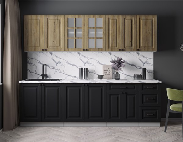 Кухонный гарнитур Интерлиния Мила Деко 2.6Б