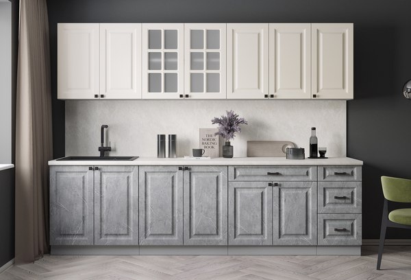 Кухонный гарнитур Интерлиния Мила Деко 2.8Б