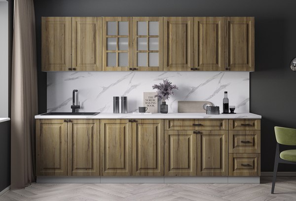 Кухонный гарнитур Интерлиния Мила Деко 2.8Б