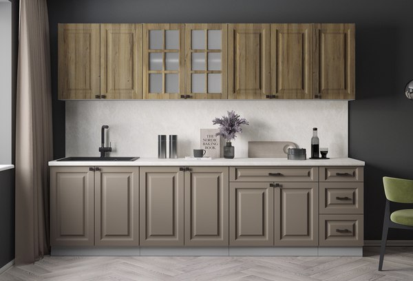 Кухонный гарнитур Интерлиния Мила Деко 2.8Б