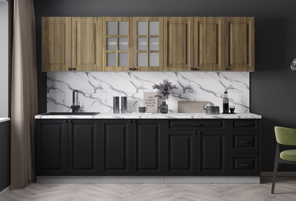 Кухонный гарнитур Интерлиния Мила Деко 2.8Б