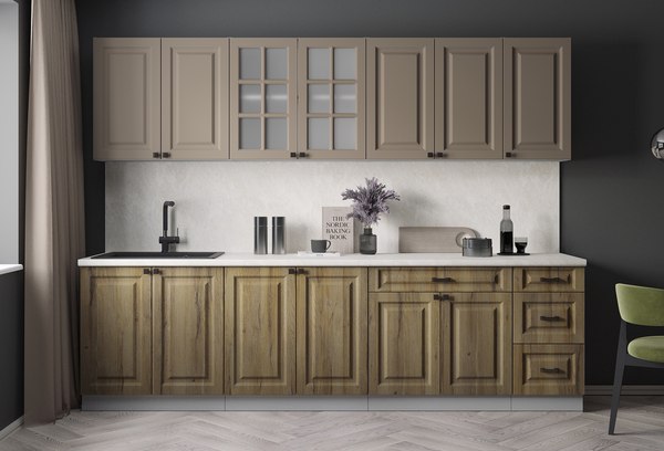 Кухонный гарнитур Интерлиния Мила Деко 2.8Б