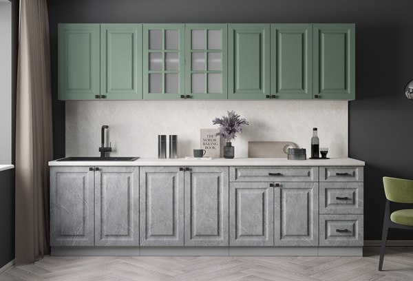 Кухонный гарнитур Интерлиния Мила Деко 2.8Б