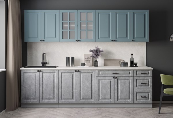 Кухонный гарнитур Интерлиния Мила Деко 2.8Б