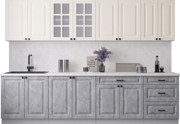 Кухонный гарнитур Интерлиния Мила Деко 3.0Б - фото