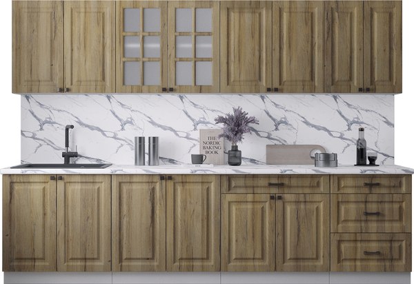 Кухонный гарнитур Интерлиния Мила Деко 3.0Б - фото