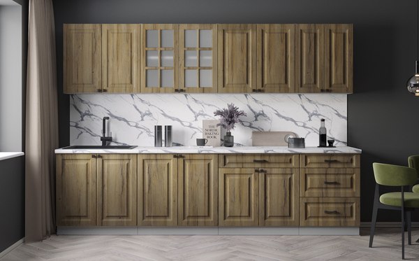 Кухонный гарнитур Интерлиния Мила Деко 3.0Б