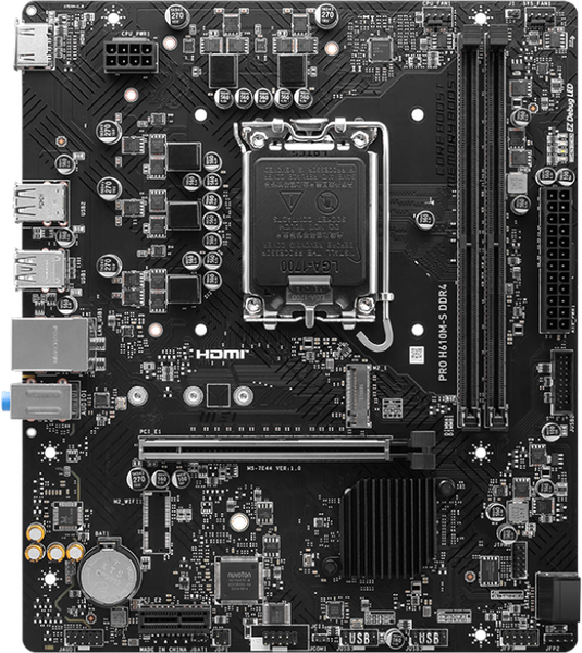 Материнская плата MSI PRO H610M-S DDR4 - фото