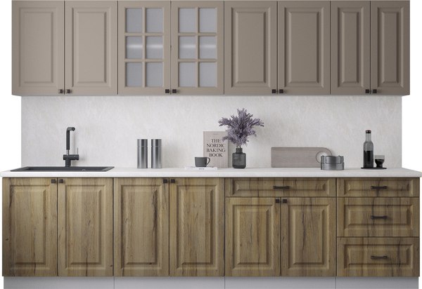 Кухонный гарнитур Интерлиния Мила Деко 3.0Б - фото