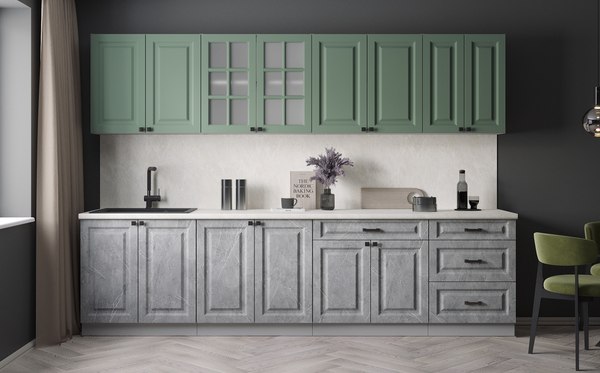 Кухонный гарнитур Интерлиния Мила Деко 3.0Б