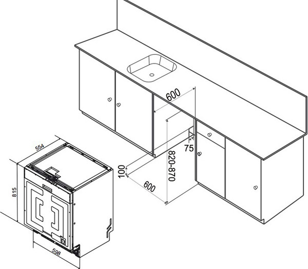 Посудомоечная машина Weissgauff BDW 6038 Infolight
