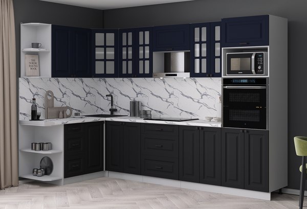 Кухонный гарнитур Интерлиния Мила Деко 1.68x3.0 LV