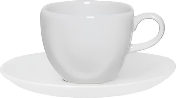 Чашка с блюдцем Oxford White 077105 RA04-9504 - фото