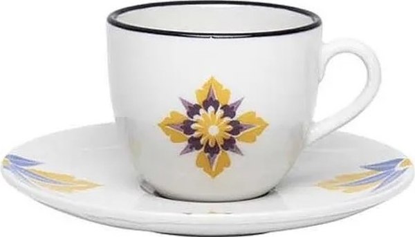 Чашка с блюдцем Oxford Coup Grid 101239 ED02-4684 - фото