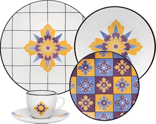 Чашка с блюдцем Oxford Coup Grid 101239 ED02-4684