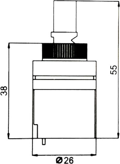 Картридж для смесителя Potato P50-13