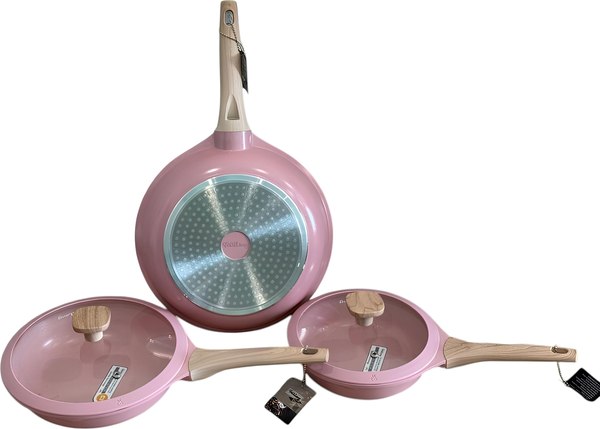 Набор сковородок FeisiLang FL-S006YZ Pink