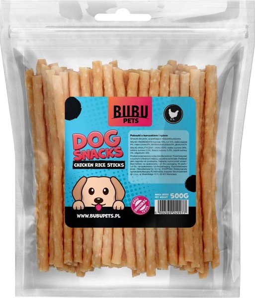 Лакомство для собак Bubu Pets Мягкие рисовые палочки из курицы / PS0032 - фото