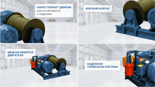 Лебедка электрическая Gearsen JM / GJM 10120