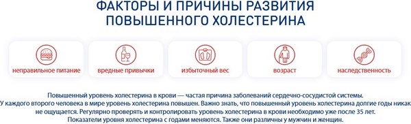 Комплексная пищевая добавка Lactoflorene Холестерол