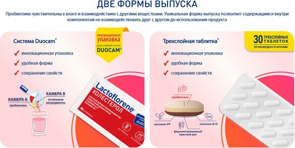 Комплексная пищевая добавка Lactoflorene Холестерол