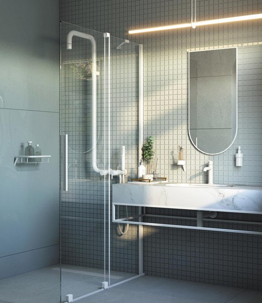 Стакан для зубной щетки и пасты Deante Silia Bianco ADI A911