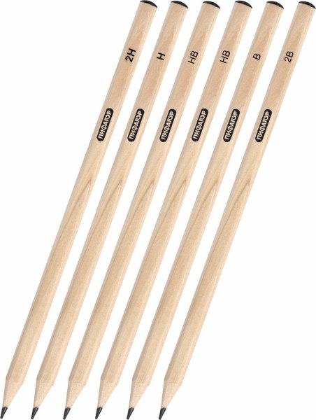 Набор простых карандашей Пифагор 181999