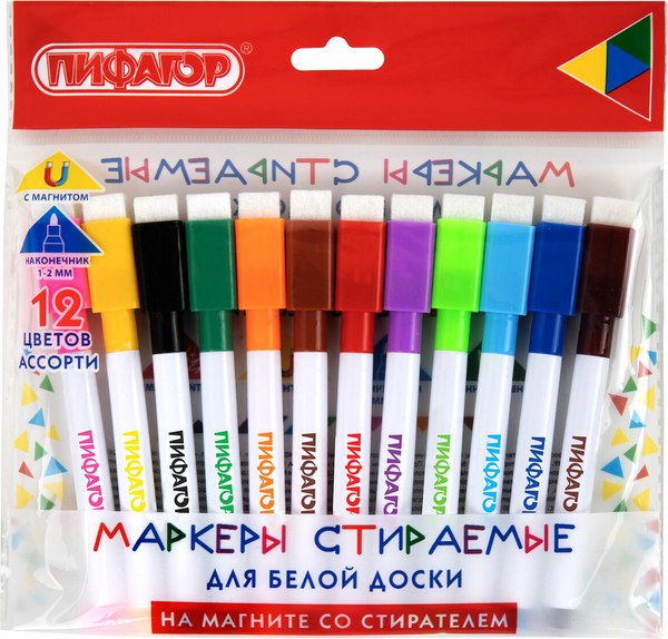Набор маркеров Пифагор 152564 - фото