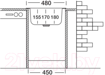 Мойка кухонная Kromevye N 244